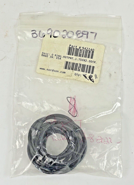 NORDSON *LOT OF 11* - 942240 - O-Ring FOR ENCORE SPRAY GUN REPAIR/MAINTENANCE0