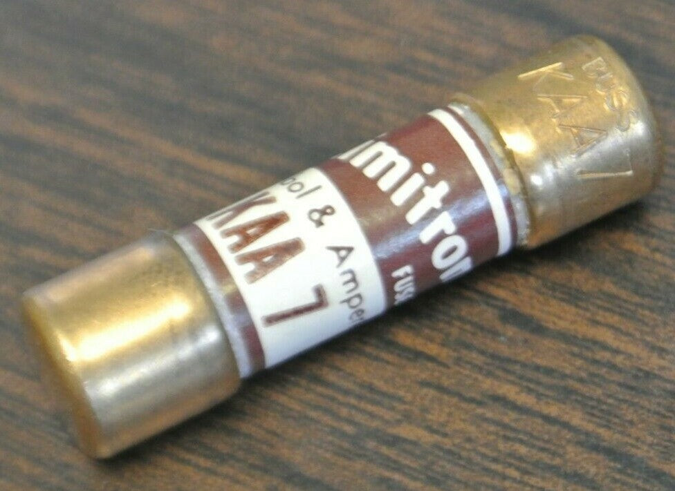 BOX of 10 / BUSSMANN / TRON / LIMITRON KAA7 RECTIFIER FUSE / 7A / NEW SURPLUS1