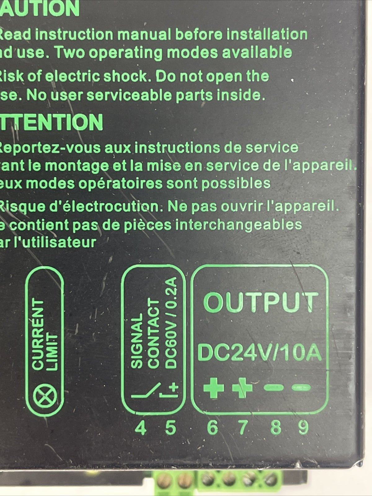 MURR ELEKTRONIK Y2415010401 DTBW SWITCHING MODE POWER SUPPLY MPS10-110/24 SINGLE2