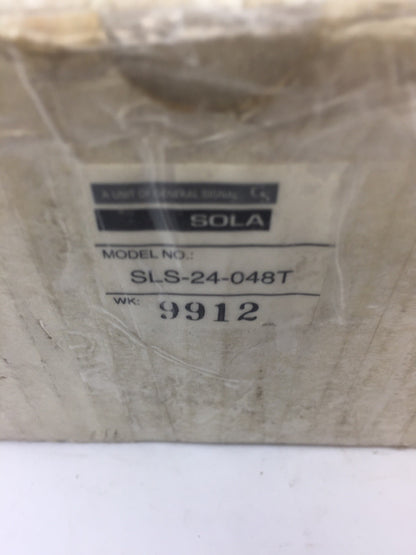 SOLA SLS-24-048T REGULATED POWER SUPPLY 240VAC 63HZ OUTPUT 24VDC0