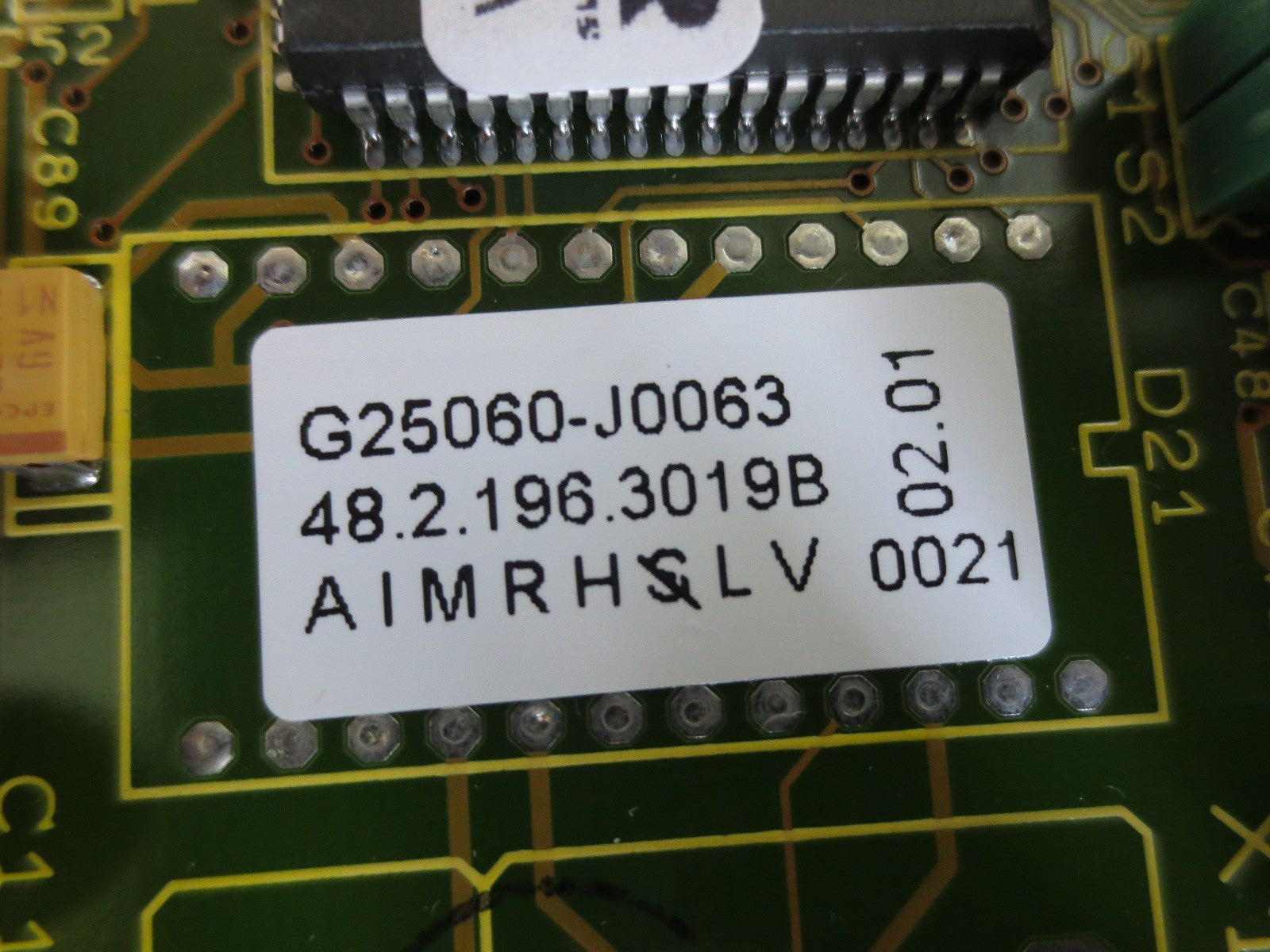 CIRCUIT BOARD G25060-J0063 / 48-2-196-019B /00.4.492.1142 A - NEW SURPLUS1