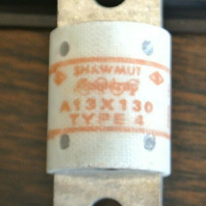SHAWMUT A13X130 SEMICONDUCTOR / RECTIFIER FUSE / 130A / 130VAC / NEW SURPLUS1