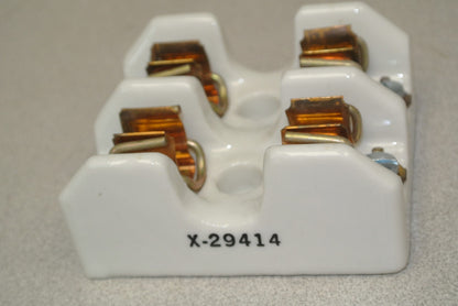 ALLEN-BRADLEY 1491-N122 CERAMIC FUSE BLOCK 30A, 250V, 2-POLE - NEW SURPLUS 2