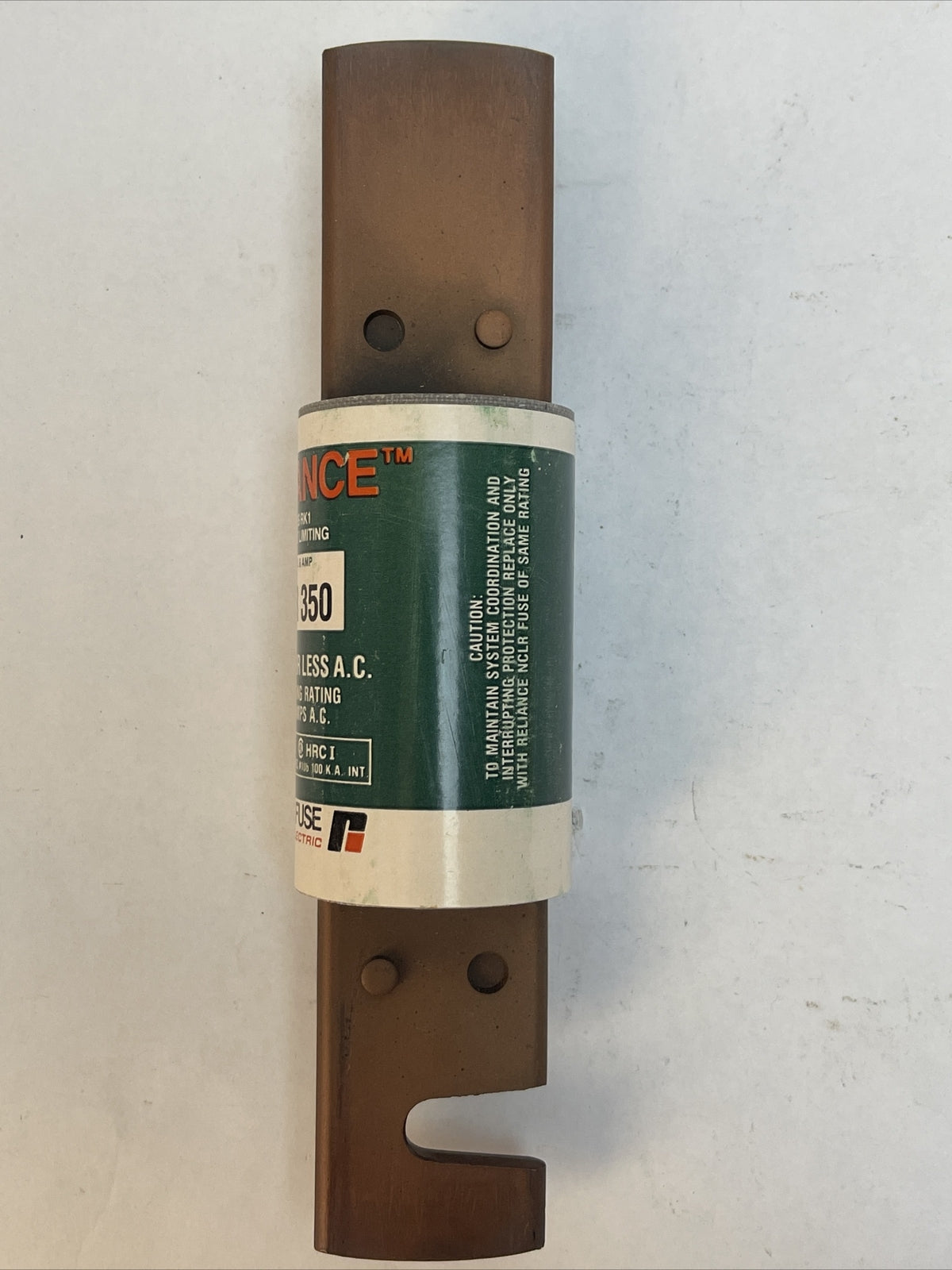 RELIANCE NCLR350 CURRENT LIMITINF CLASS RK1 FUSE 350AMP 250VAC3