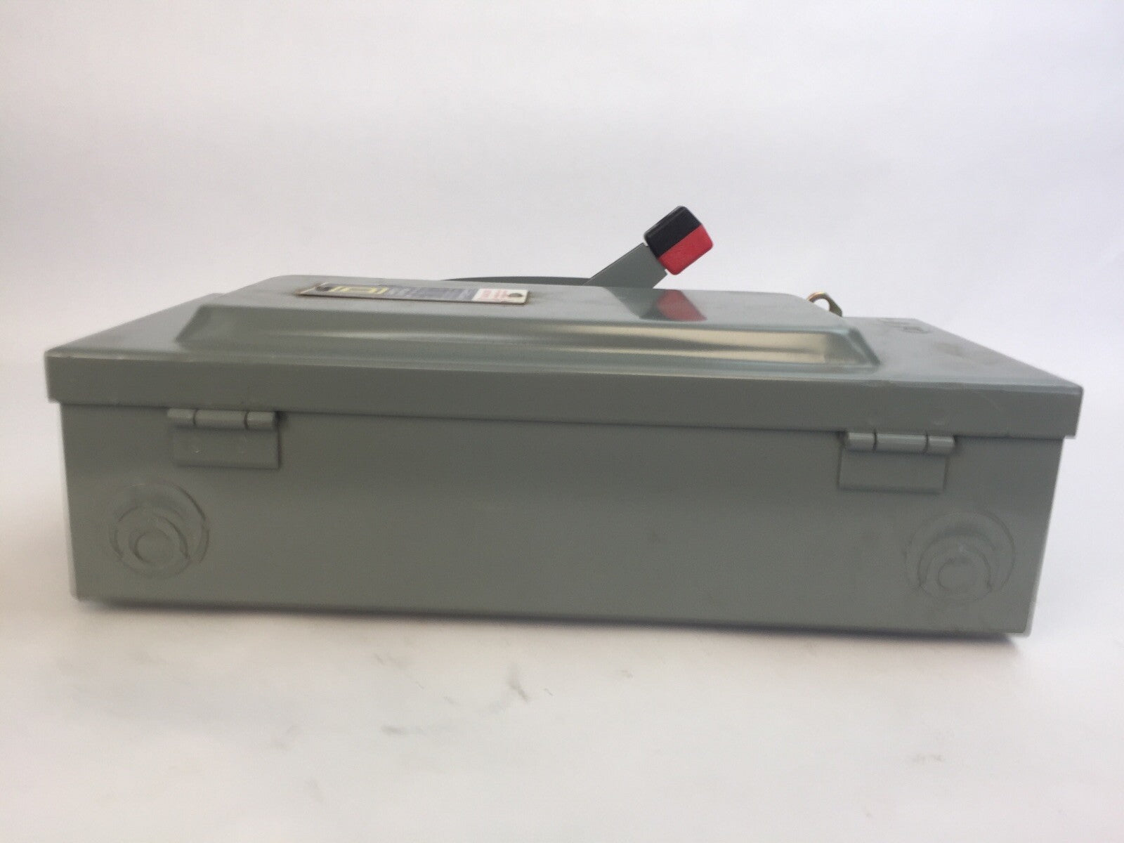 SQUARE D H-361 N NON FUSIBLE SAFETY SWITCH SER E1 600V 30A 30HP 3 POLE TYPE 16