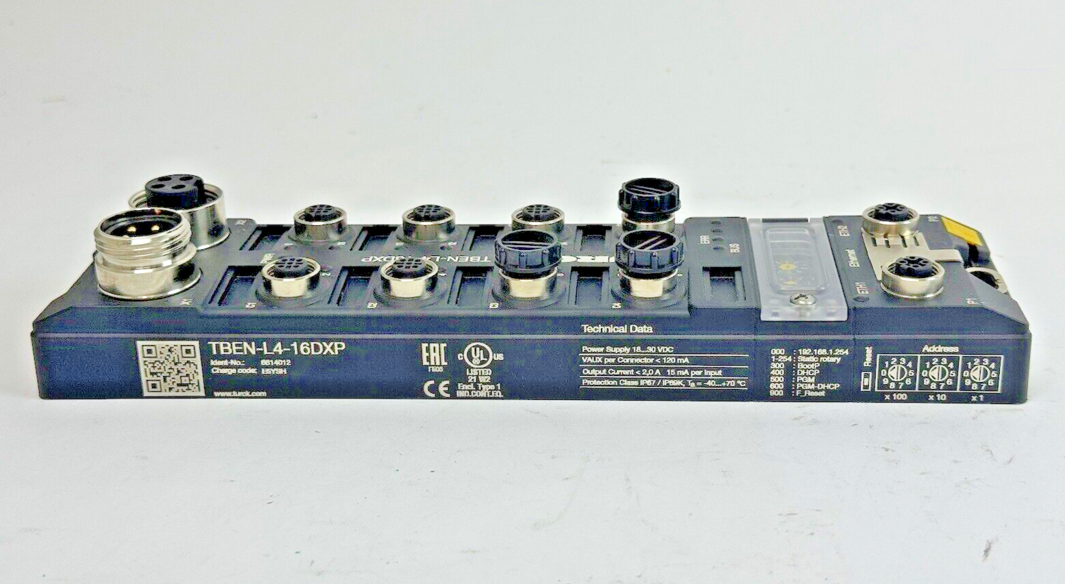 TURCK - TBEN-L4-16DXP F/W 3.1.2.0 COMPACT MULTIPROTOCOL I/O MODULE FOR ETHERNET3