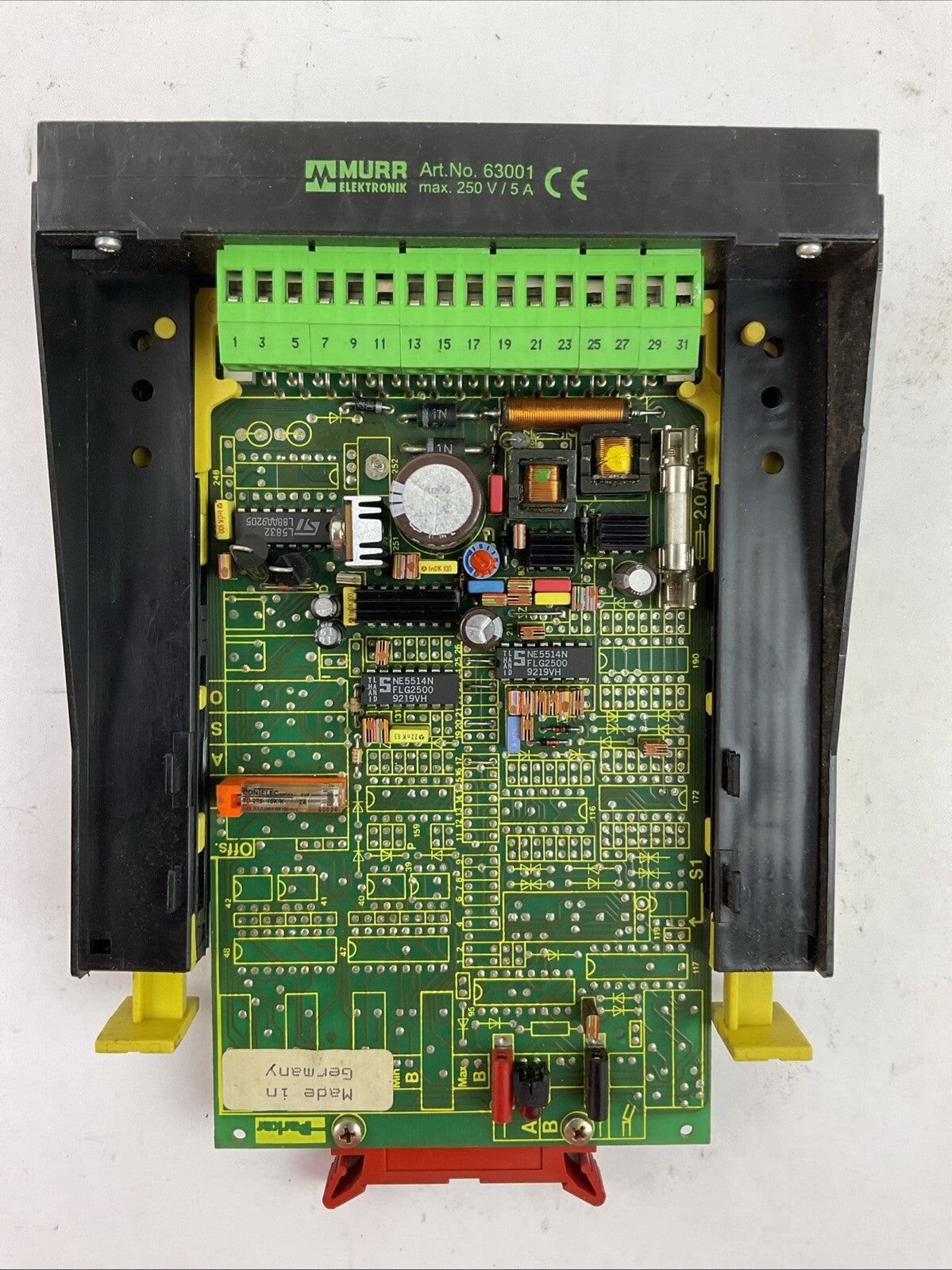 MURR 63001 PLUG IN CARD SLOT PARKER ED00-102D/4 CONTROL BOARD BASIS TYPE D REV 80