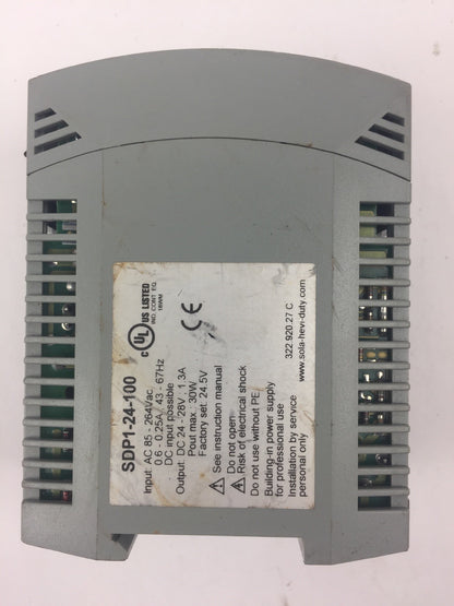 SOLA SDP 1-24-100 POWER SUPPLY 24VDC/1.3A 85-264VAC/0.6-0.25A 43-67HZ1
