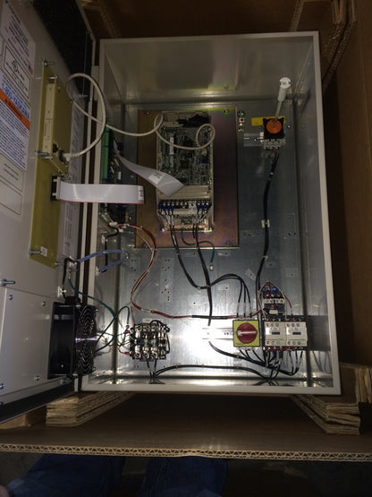 YASKAWA E7 E7LBB004G AC DRIVE INPUT 480VAC 5.8 AMP 3PH OUTPUT 0-460VAC 4.8A 3PH2