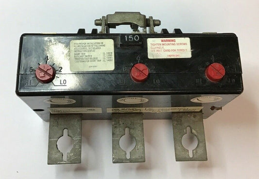 WESTINGHOUSE AB TRIP UNIT 2602D83G21 150A 0