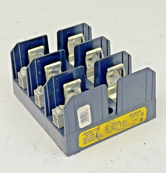 BUSSMANN **SET OF 3** - JT60060-3CR - FUSEHOLDER - 60A, 600VAC0