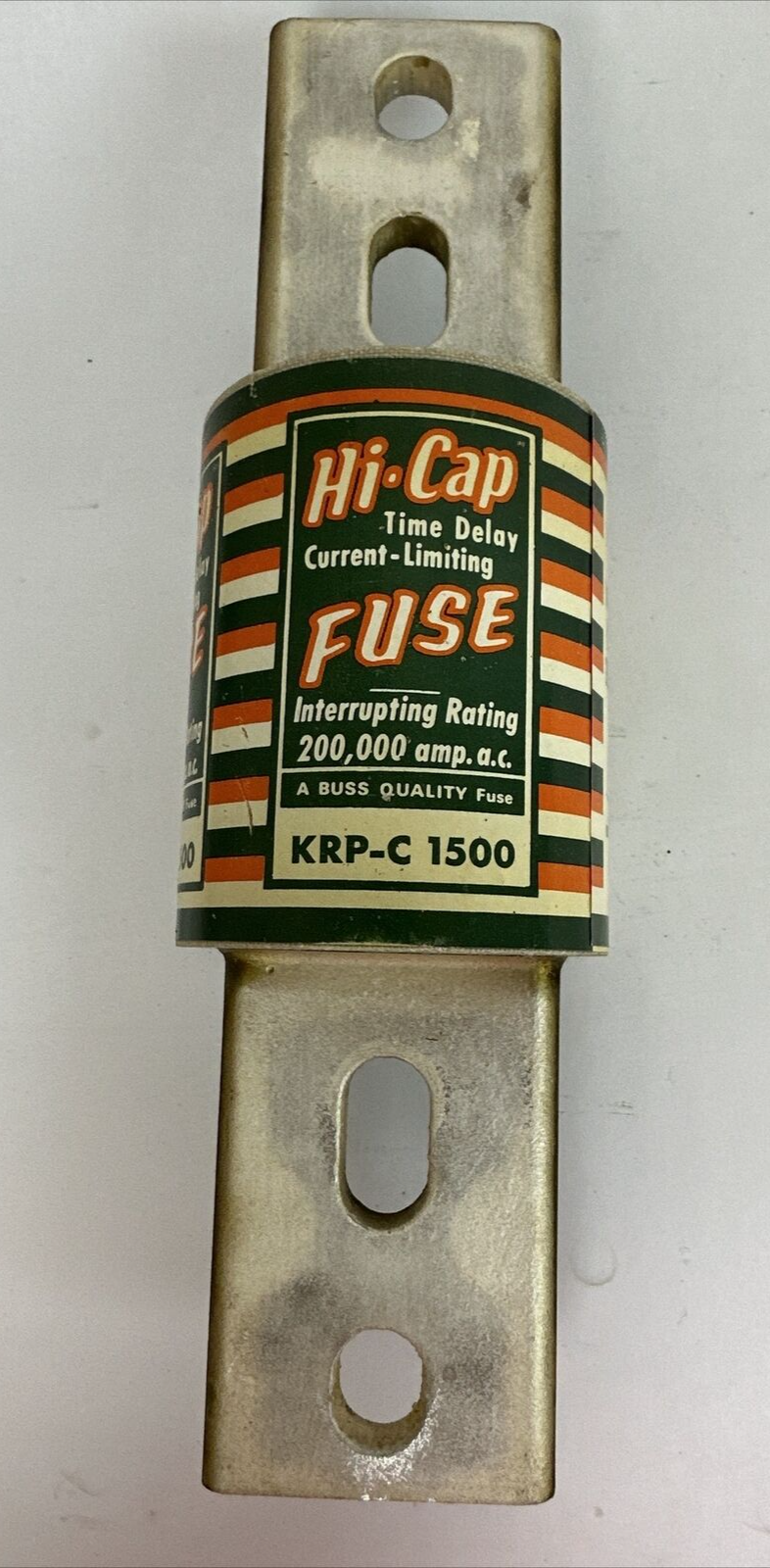 BUSS KRP-C 1500 HI-CAP TIME-DELAY CURRENT-LIMITING CLASS J FUSE 1500AMP 600VAC3
