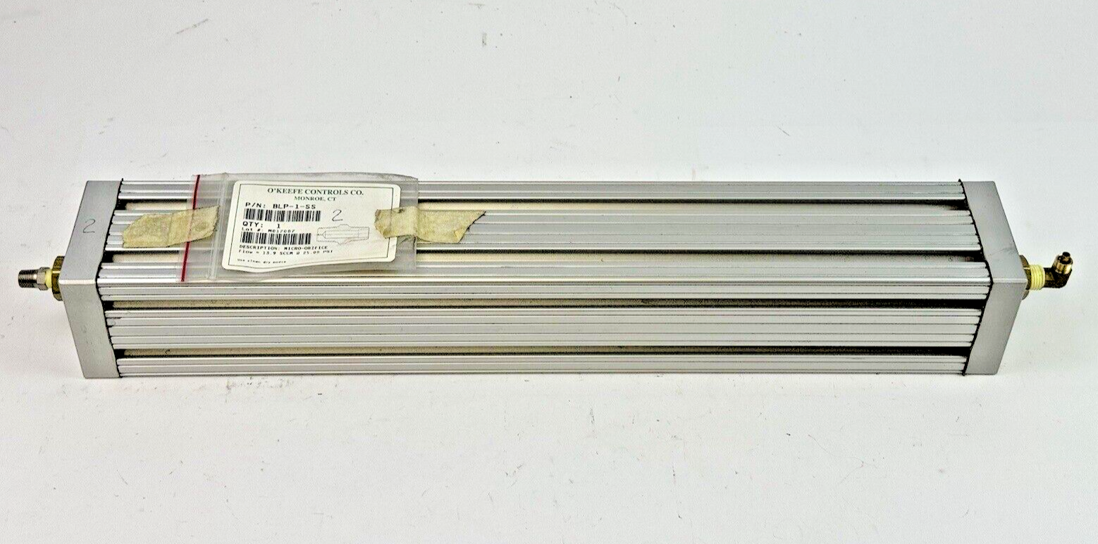 O'KEEFE CONTROLS - BLP-1-SS - MICRO ORIFICE - FLOW = 13.9 SCCM @ 25.00 PSI3
