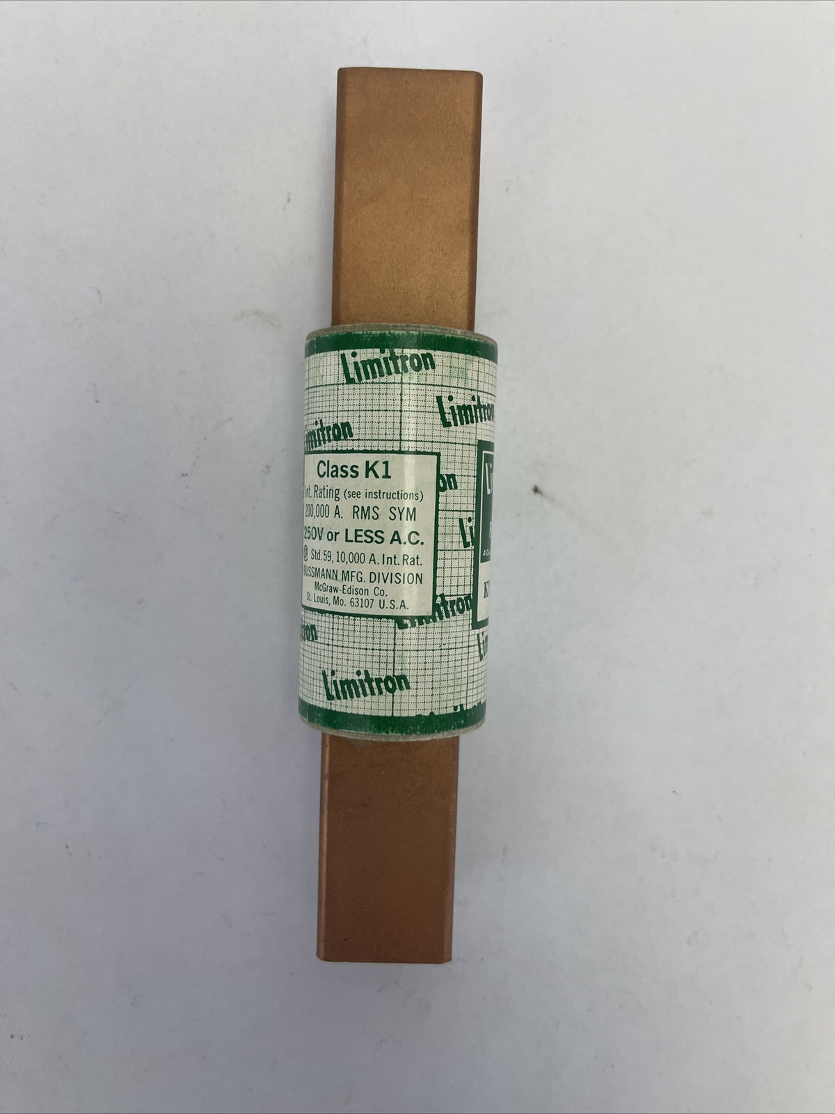 BUSSMAN KTN150 LIMITRON FUSE 150AMP 250VAC CLASS K15