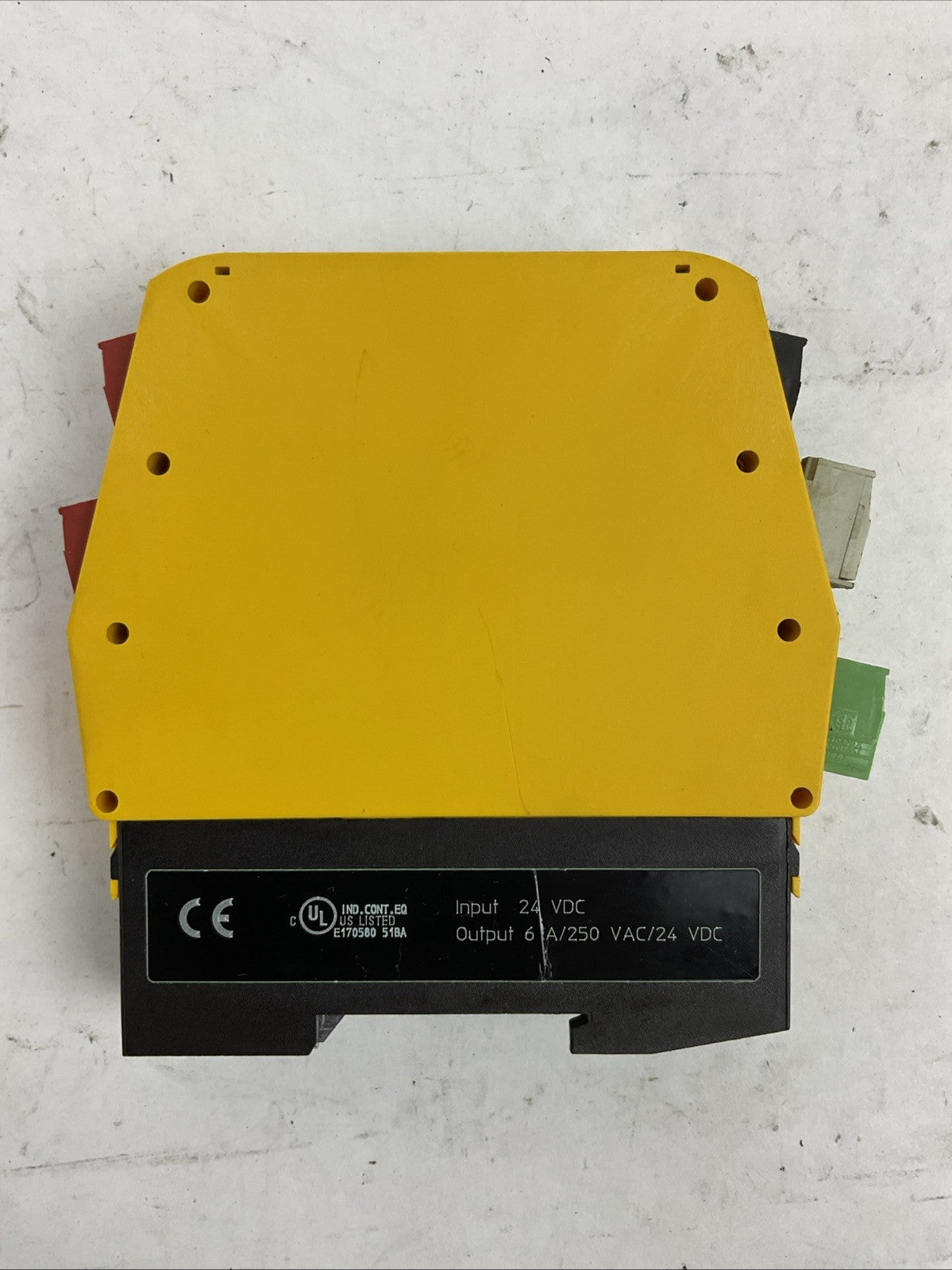 IFM G1501S SAFETY RELAY OUTPUT 6A 250VAC 24VDC INPUT 24VDC1
