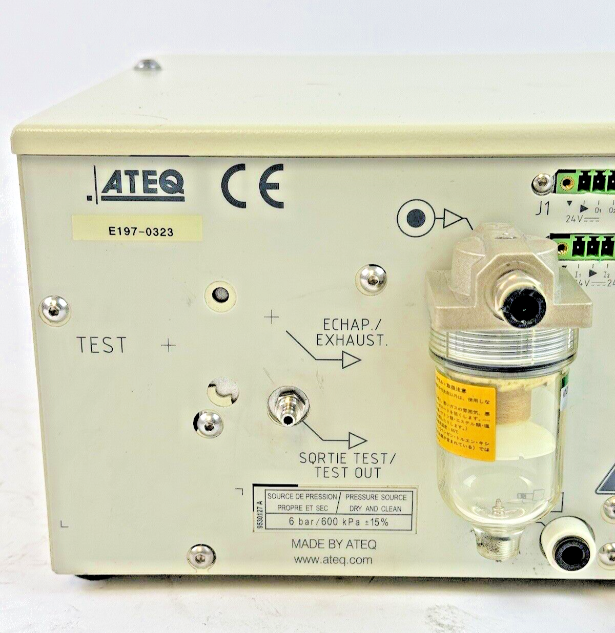 ATEQ - PREMIER G - 9530243 C - G5 COMPACT LEAK DETECTOR/CONTINUOUS FLOW DETECTOR12