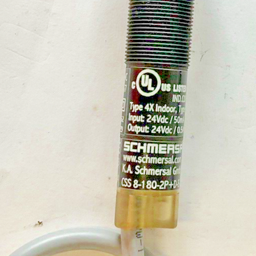SCHMERSAL CSS 8-180-2P+D-E-L SENSOR 24VDC 50MA 0.5A1