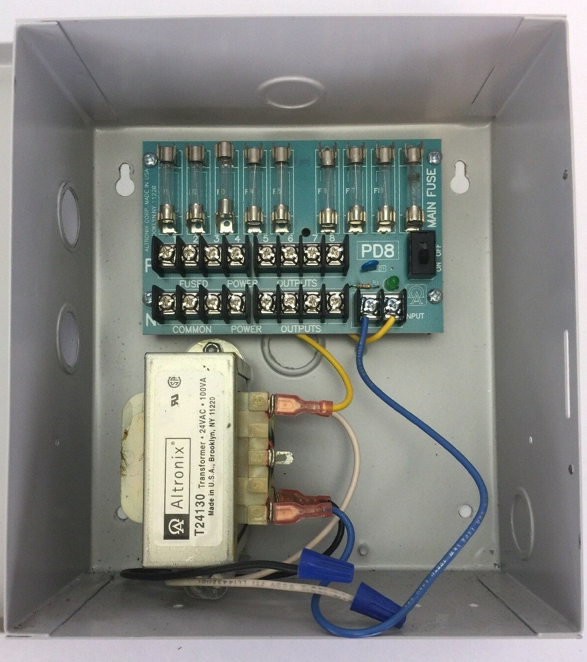 ALTRONIX ALTV248 CCTV CAMERA & ACCESSORY POWER SUPPLY 8 24VAC FUSED OUTPUT5