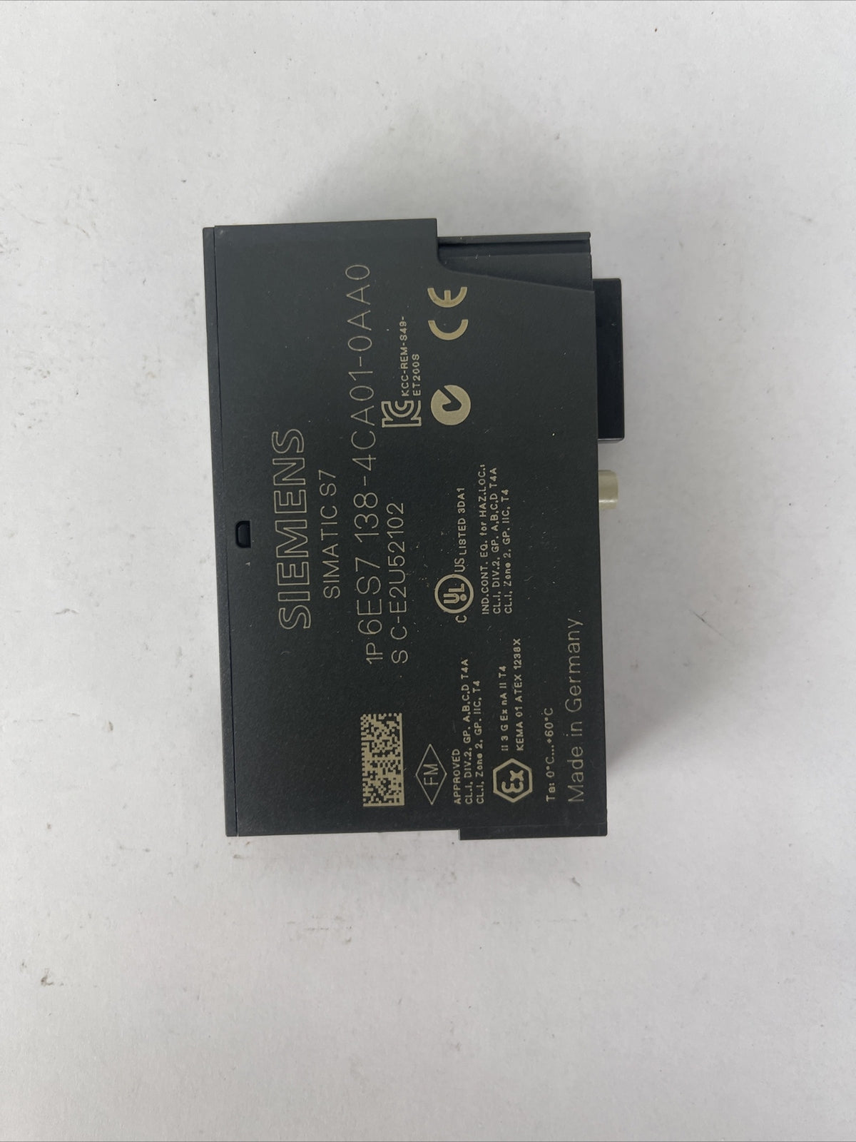 SIEMENS 1P 6ES7 138-4CA01-0AA0 POWER MODULE 24VDC1