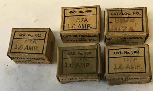CUTLER HAMMER 9102 H7A 1.6AMP HEATER****LOTOF5****0