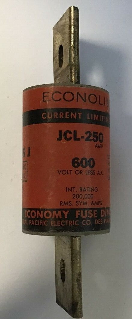 FEDERAL PACIFIC ECONOLIM JCL-250 FUSE 250A 600VAC0