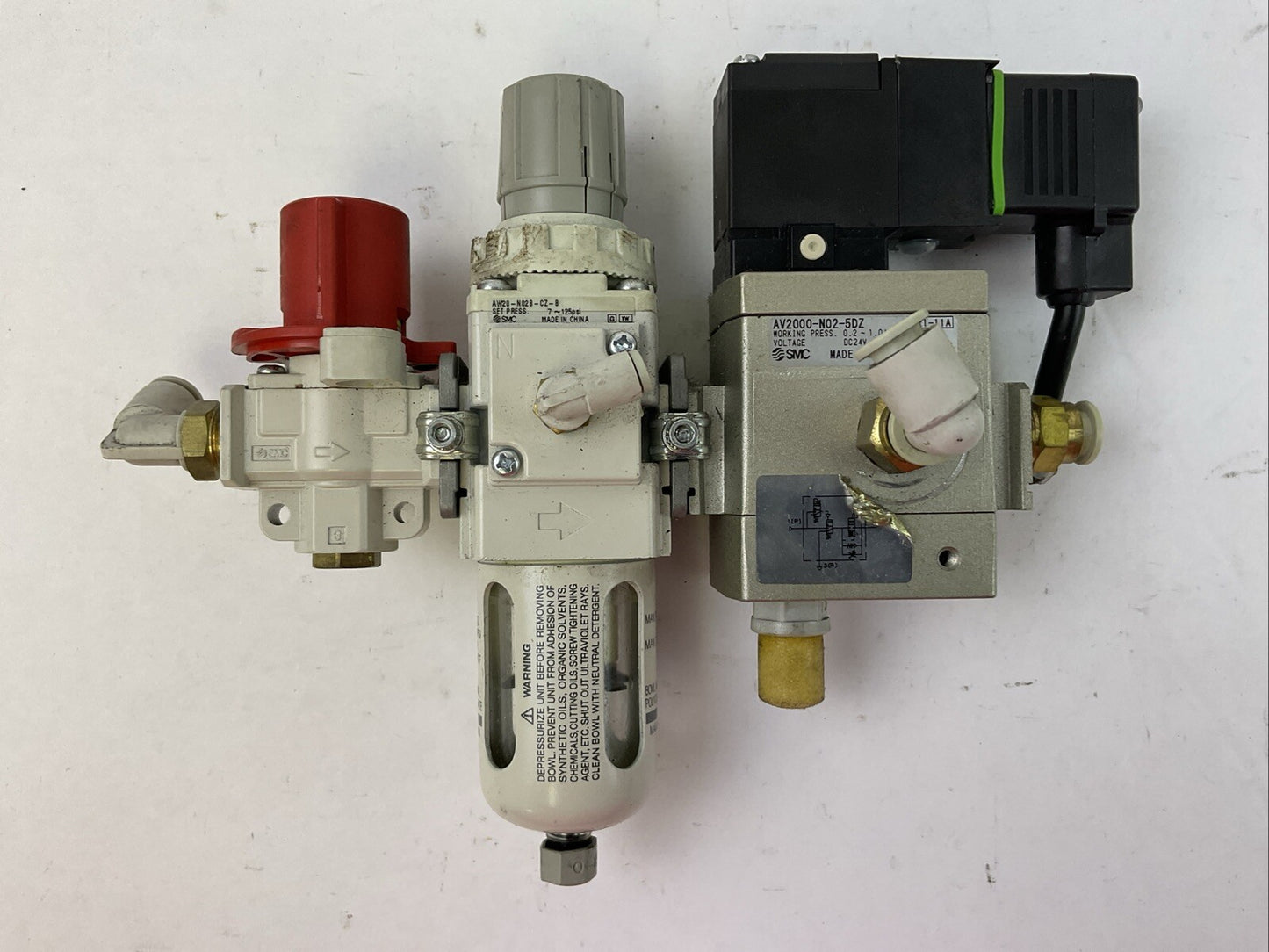 SMC AV2000-N02-5DZ VALVE 24V AW20-N02B-CZ-B VHS20-N02A-S-Z0