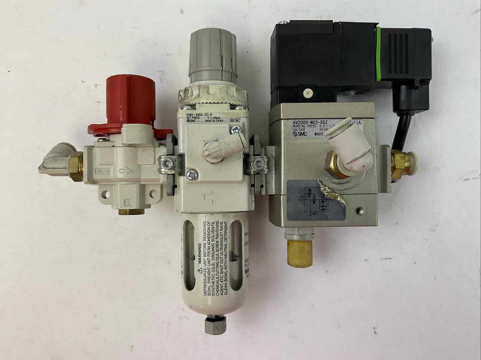 SMC AV2000-N02-5DZ VALVE 24V AW20-N02B-CZ-B VHS20-N02A-S-Z0