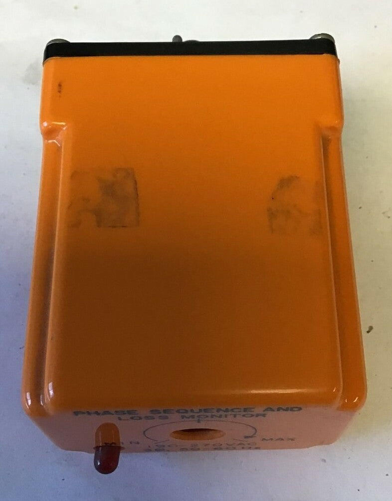 WATSCO ELA-230-ASA PHASE SEQUENCE AND LOSS MONITOR 190-270VAC 5A 2