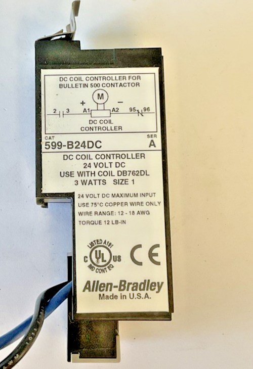 ALLEN BRADLEY 599-B24DC COIL SER.A 24VDC1