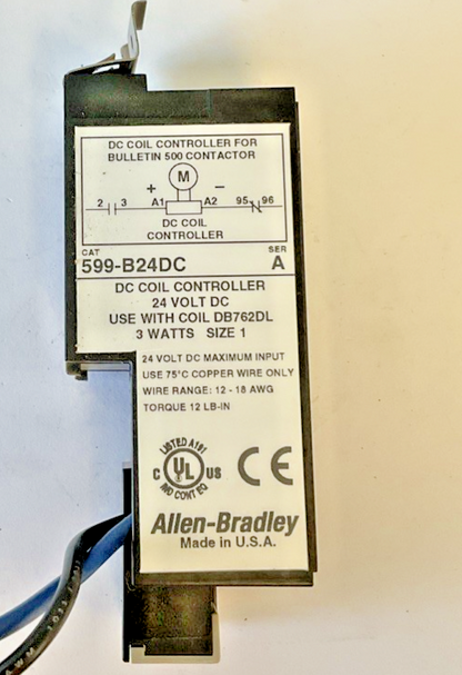 ALLEN BRADLEY 599-B24DC COIL SER.A 24VDC1