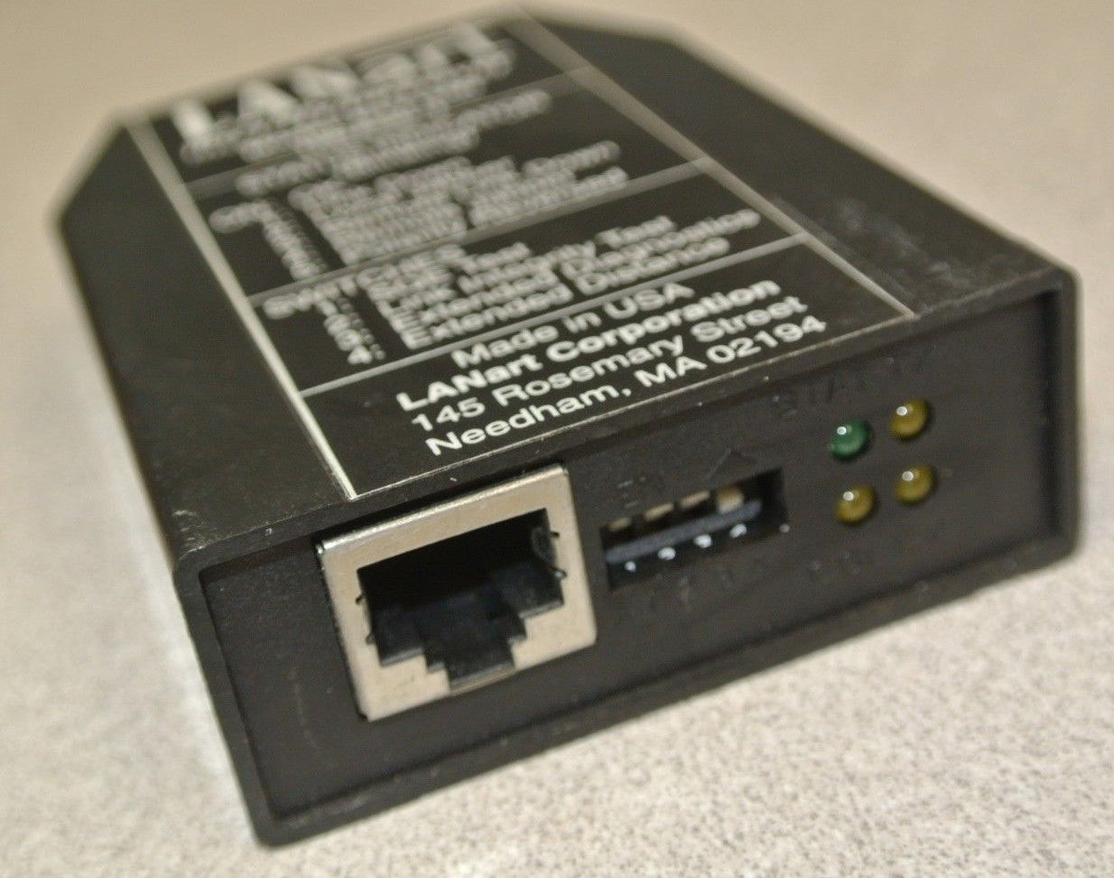 LANart ETT1100 / MICRO TRANSCEIVER 10BASE-T / 10Mb/s / 12V / 0.5A1