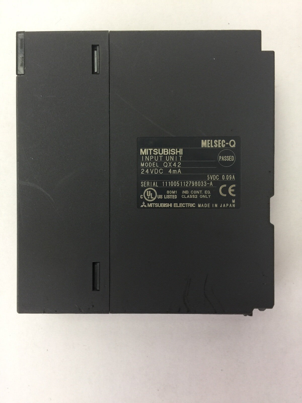 MITSUBISHI QX42 INPUT UNIT MELSEC-Q 24VDC 4mA 5VDC 0.09A2