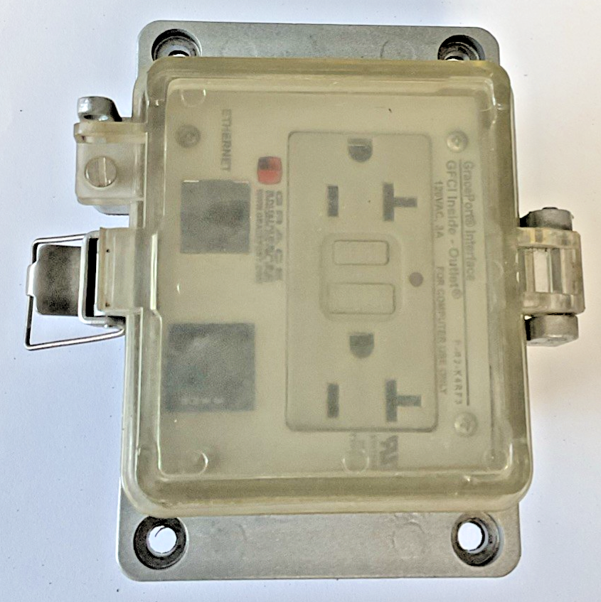 GRACEPORT P-R2-K3RF3 INTERFACE 120VAC 3A GFCI INSIDE-OUTLET3