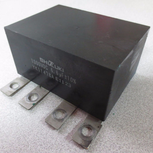 SHIZUKI YK11478A E1123 CAPACITOR - 1000VDC, 6.6µF +/- 1.0%0