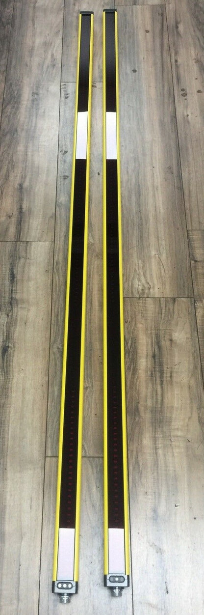 BANNER LONG RANGE LIGHT CURTAIN MSXLHDE7212Y EMITTER MSXLHDR7212Y RECEIVER 4