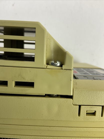 YASKAWA CIMR-VU4A0011FAA REV: C V1000 AC DRIVE OUTPUT 3PH 0-480V 11.1/9.2A6