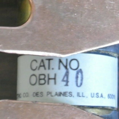 ECONOMY / FPE OBH-40 BOLT-ON FUSE / 40A / 32VDC / NEW SURPLUS1
