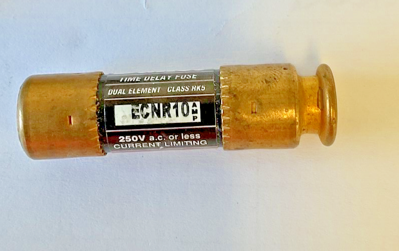 BUSSMANN ECNR10 BULLET FUSE 250VAC 10AMP RK5***LOTOF15****2
