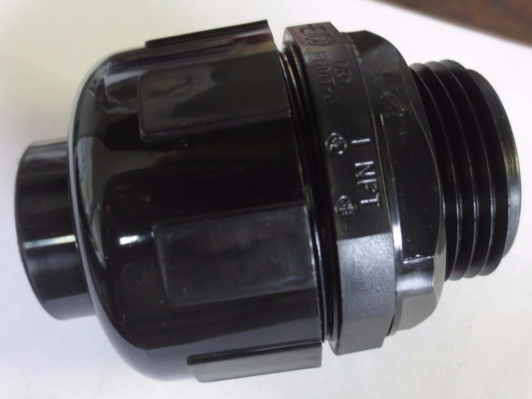 HEYCO SLC-1 - 1" NPT STRAIGHT LIQUID TIGHT CONNECTOR - NEW SURPLUS - EACH0