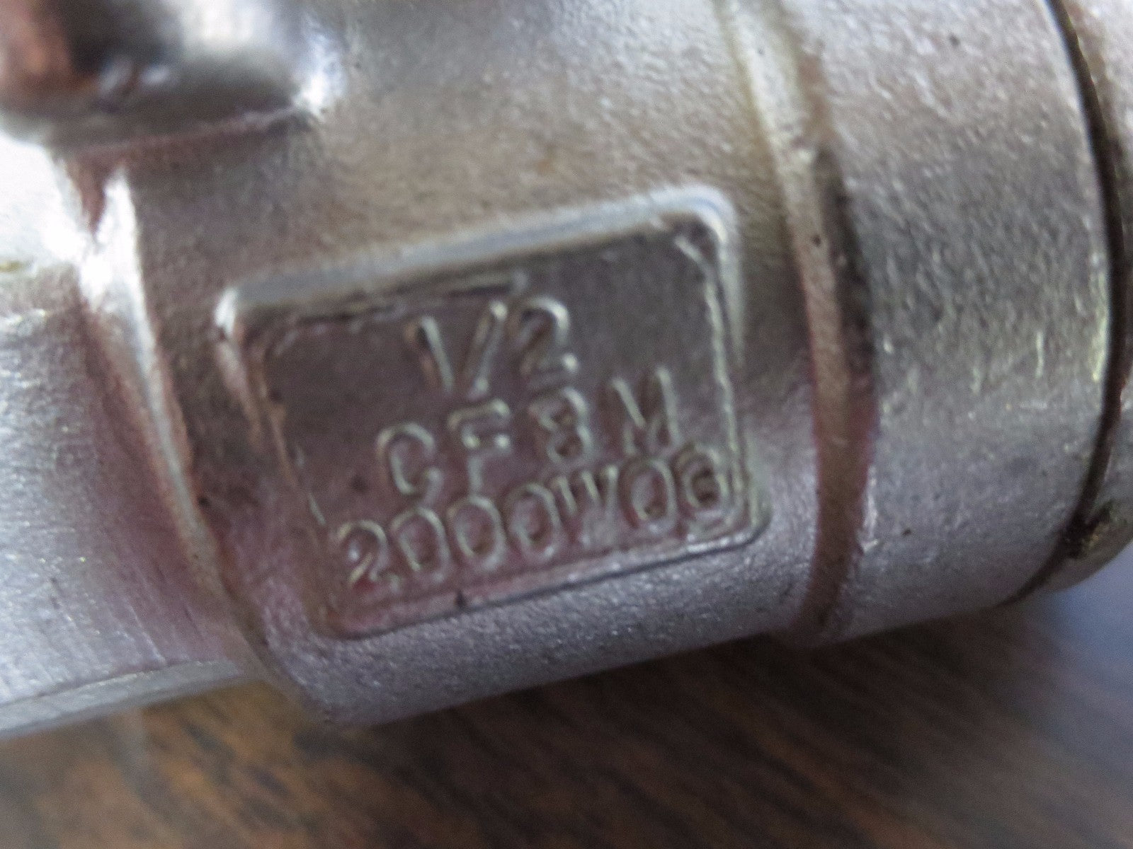 OVC OHIO VALVE COMPANY FIG # 2266FT BALL VALVE 1/2 CF8M 2000WOG - NEW SURPLUS 4