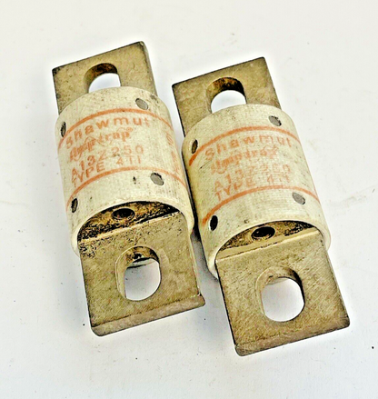 GOULD SHAWMUT - *LOT OF 2* - A13Z250 TYPE 4TI - AMPTRAP 200 VAC, 250 A0