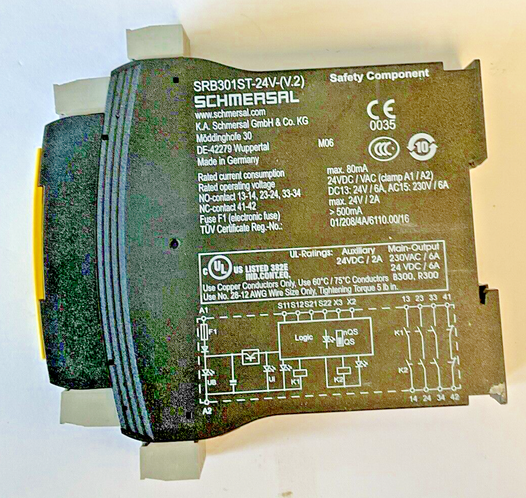 SCHMERSAL SRB301ST-24V-(V.2) SAFETY COMPONENT 24VDC/VAC2