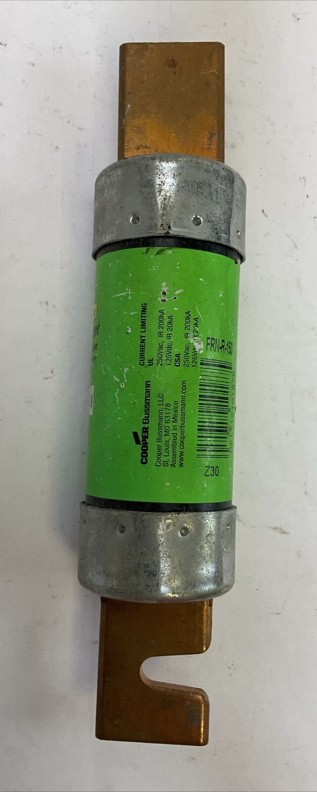 BUSSMANN FRN-R-150 250VAC 125VDC 150A FUSETRON ENERGY EFFICIENT CLASS RK5 FUSE2