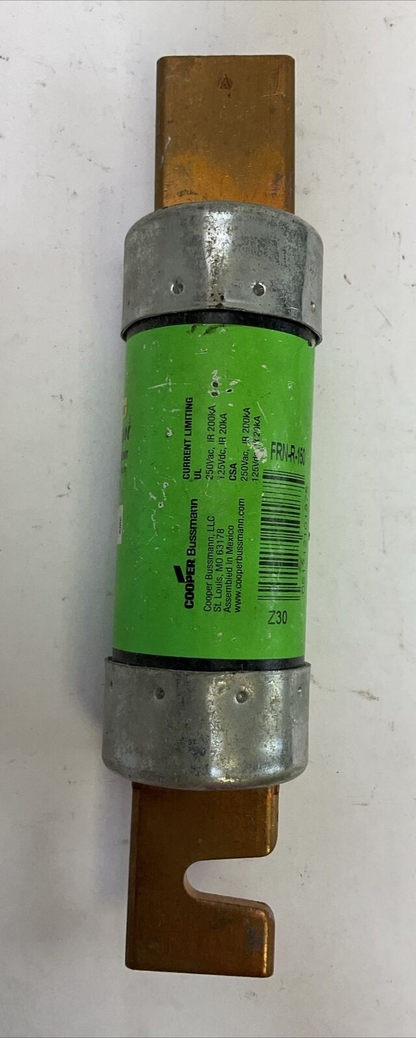 BUSSMANN FRN-R-150 250VAC 125VDC 150A FUSETRON ENERGY EFFICIENT CLASS RK5 FUSE2