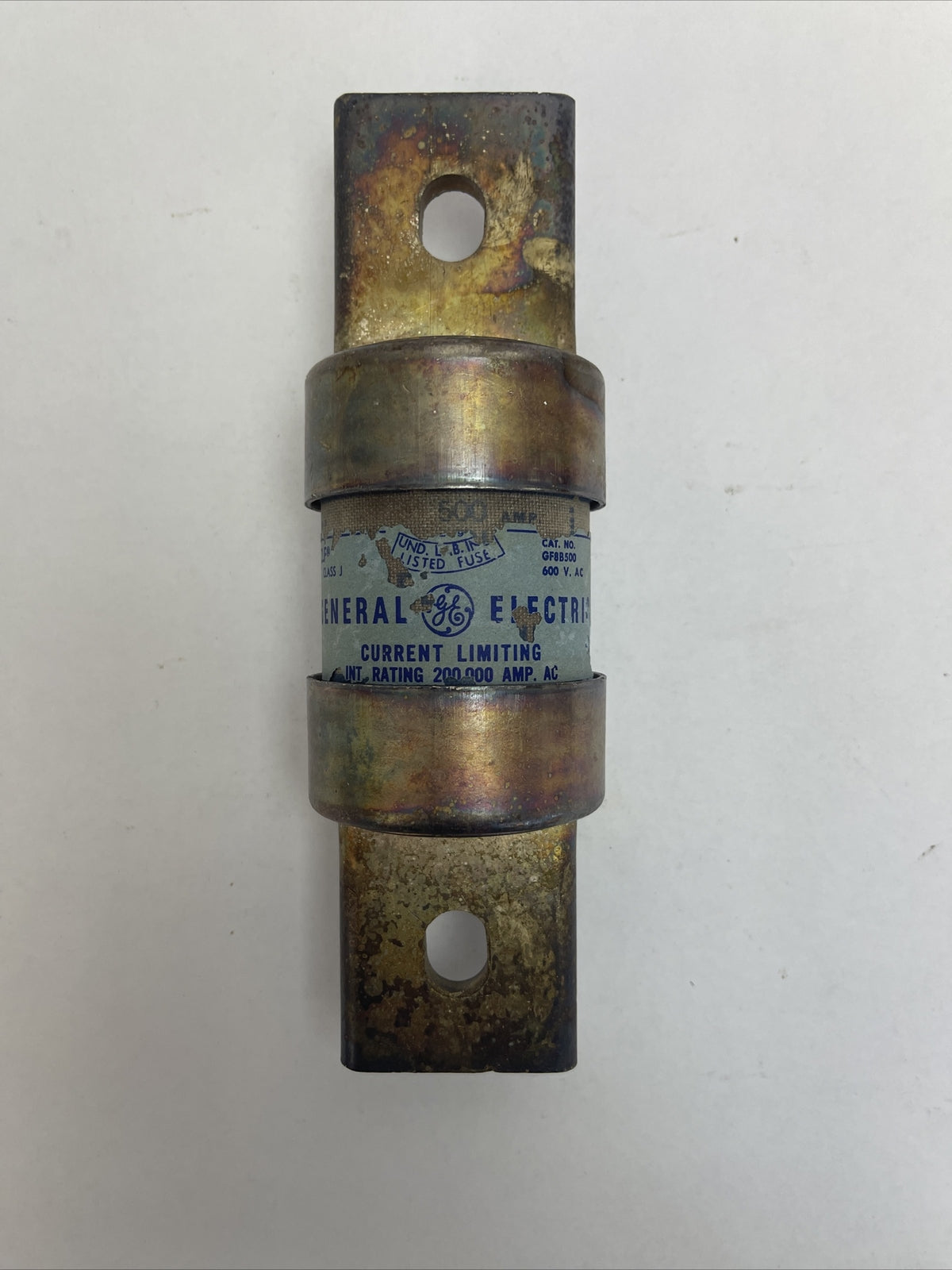 GE GF8B500 CURRENT LIMITING FUSE 500AMP 600VAC CLASS J4