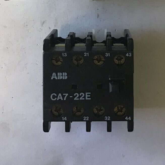 ABB CA7-22E AUXILIARY CONTACT 2N0-2NC 600VAC 10A2