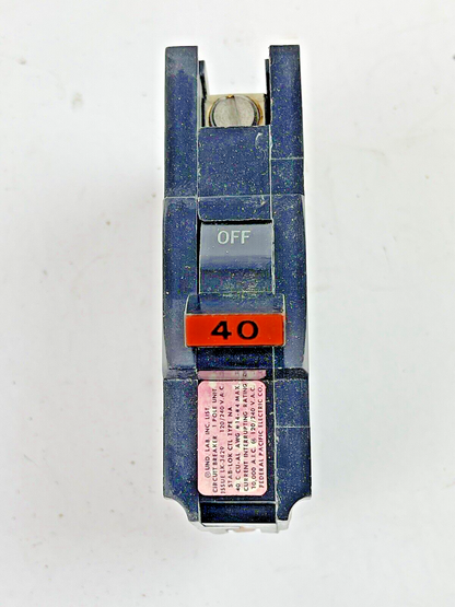 FEDERAL PACIFIC *BOX OF 10* STAB-LOK 40A, 1 POLE CIRCUIT BREAKERS3