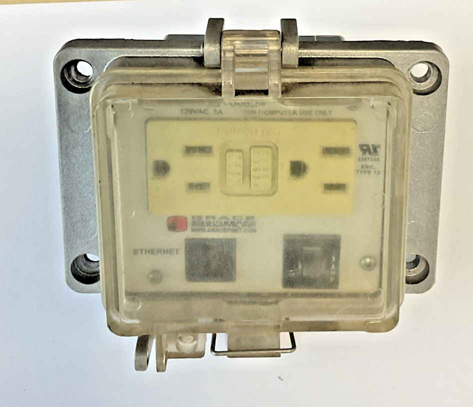 GRACEPORT P-R2-K4RF3 INTERFACE 120VAC 3A GFCI INSIDE-OUTLET0