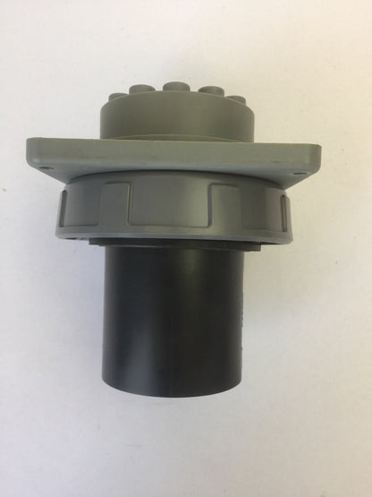 HUBBELL 460B5W PIN & SLEEVE WATERTIGHT INLET 60AMP 600VAC 3POLE 4 WIRE GROUNDING6
