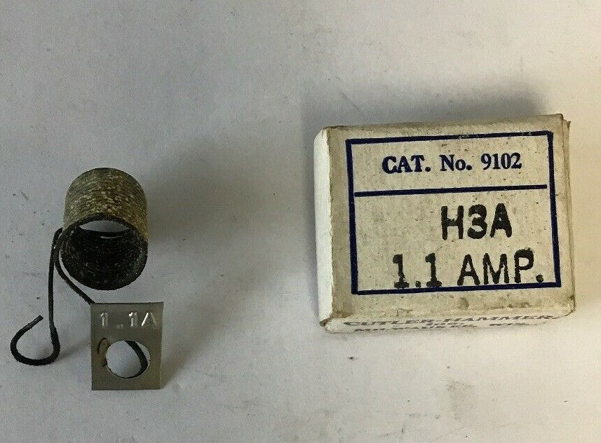 CUTLER HAMMER 9102 H3A 1.1AMP HEATER****LOTOF3****1